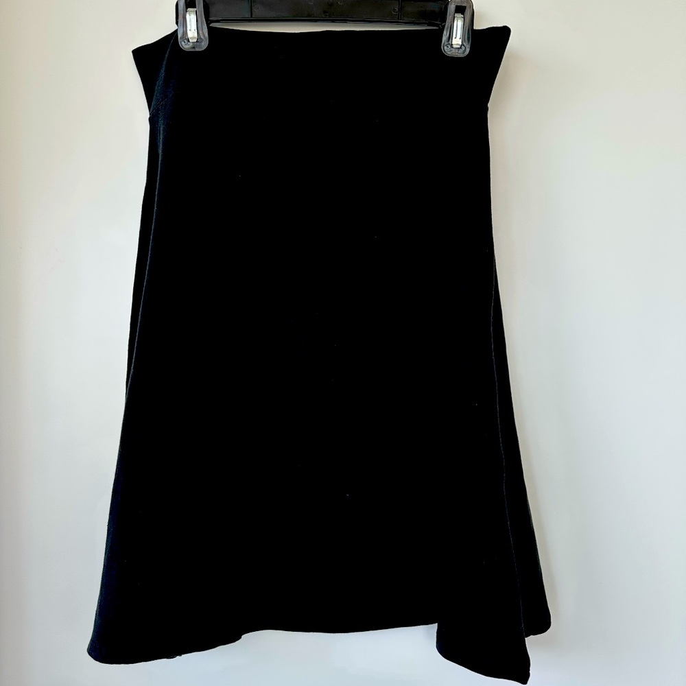 Simple Black Organic Cotton Skirt